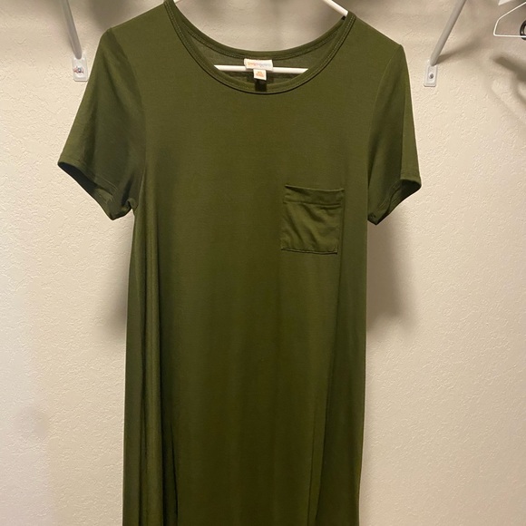 Lularoe High low green dress - Picture 1 of 2